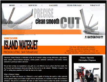 Tablet Screenshot of islandwaterjet.com